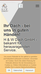 Mobile Screenshot of h-w-dachgmbh.de