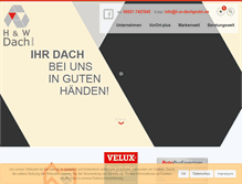 Tablet Screenshot of h-w-dachgmbh.de
